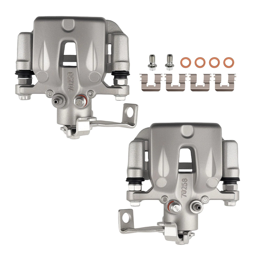 Rear Disc Brake Caliper Kit w/Bracket for Kia Soul (2014–2019) 19-B6789A