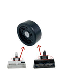 Rubber Wheel Replacement Roller for Smooth Movement (Protects Floors)