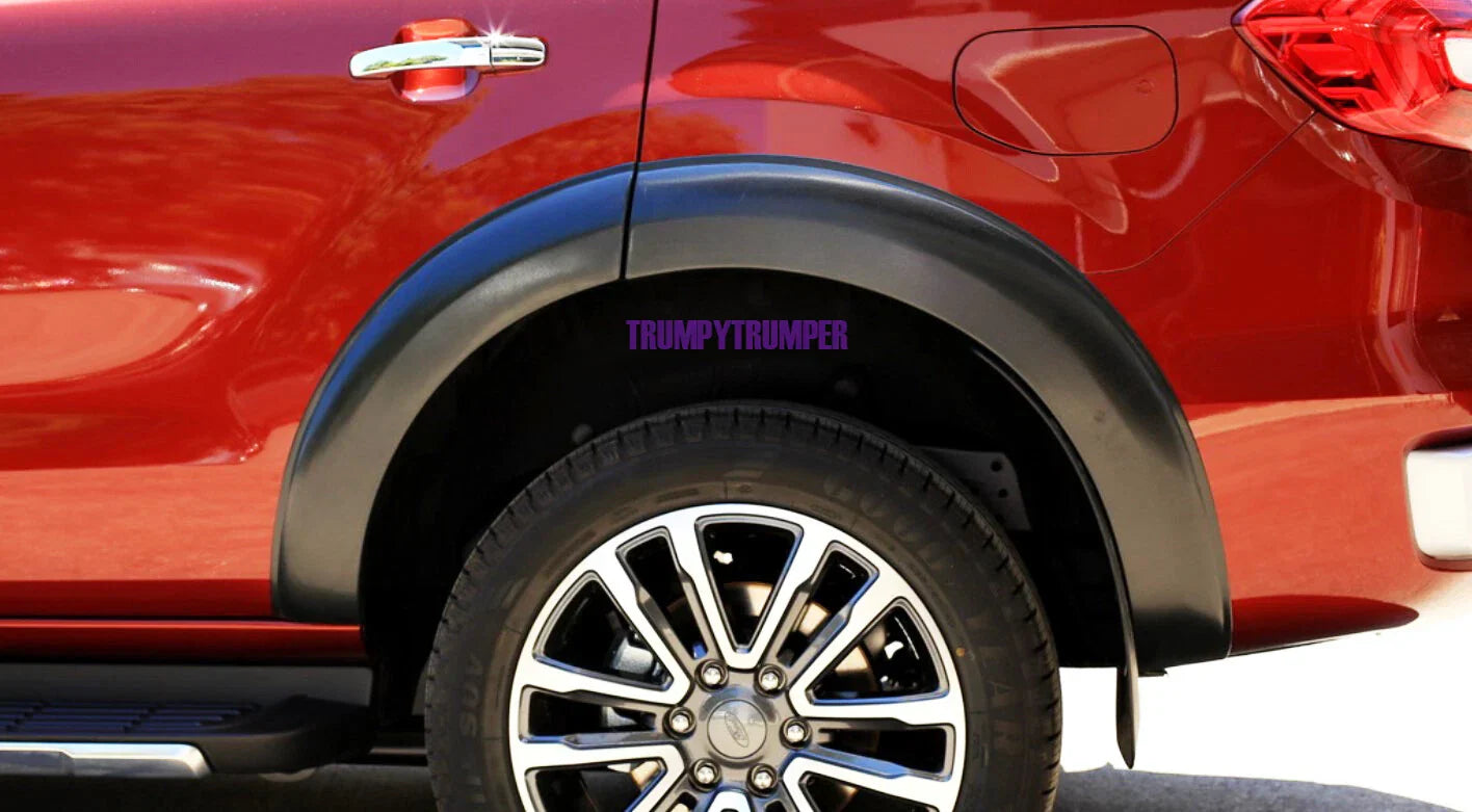 Glossy Black Fender Flares for Ford Everest UAII 2018-2021 SUV