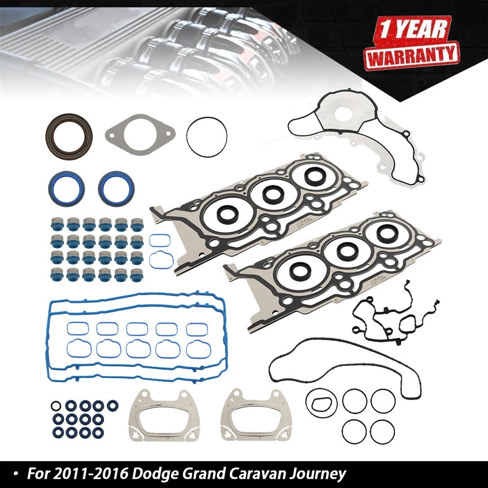 Head Gasket Set for Jeep Grand Cherokee 3.6L V6 (2011–2015)