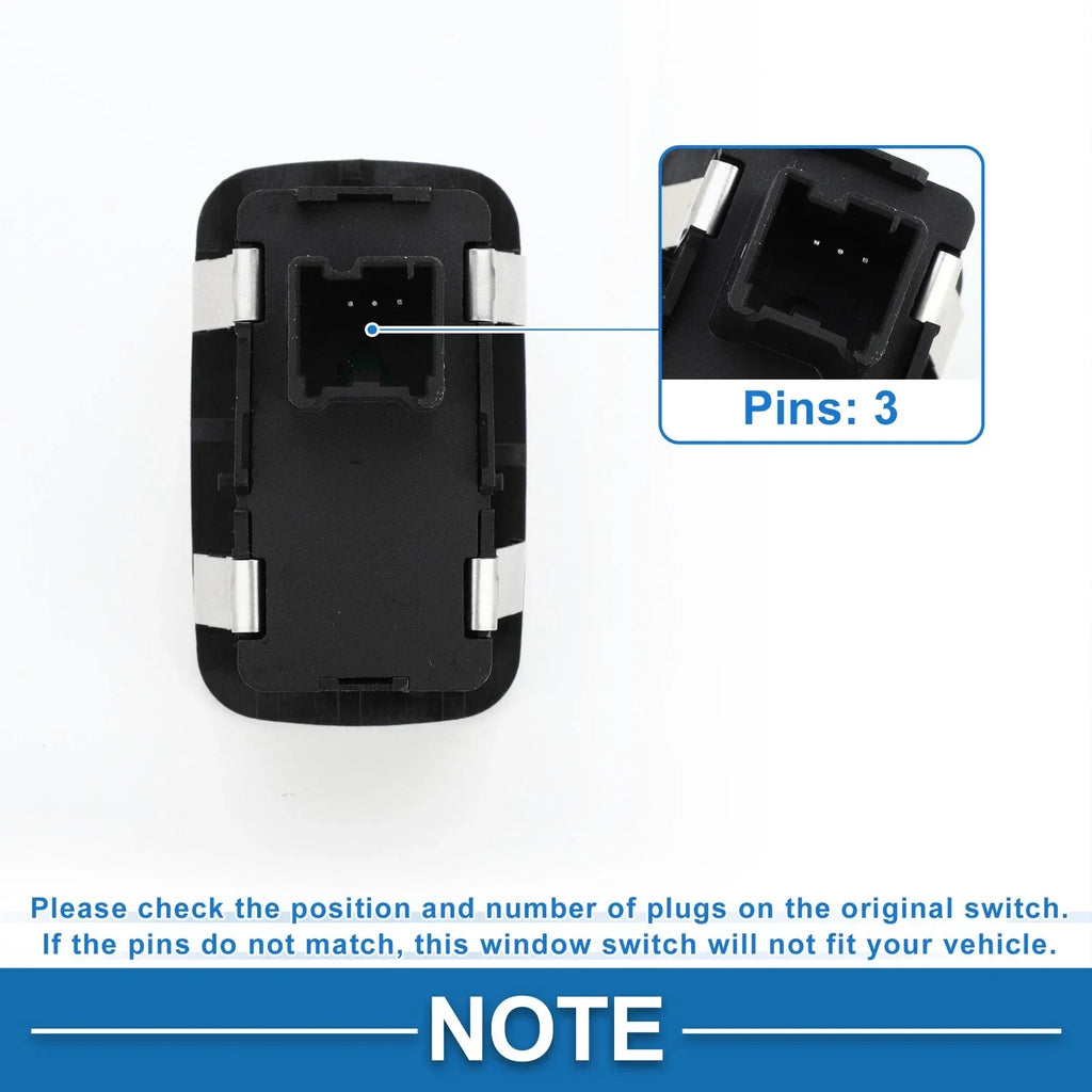 Rear Power Window Switch for Dodge Grand Caravan, Chrysler (2008-2020)