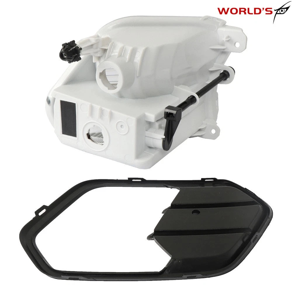 Front Bumper Fog Light Assembly for Ford Escape (2017–2019) with Black Cover