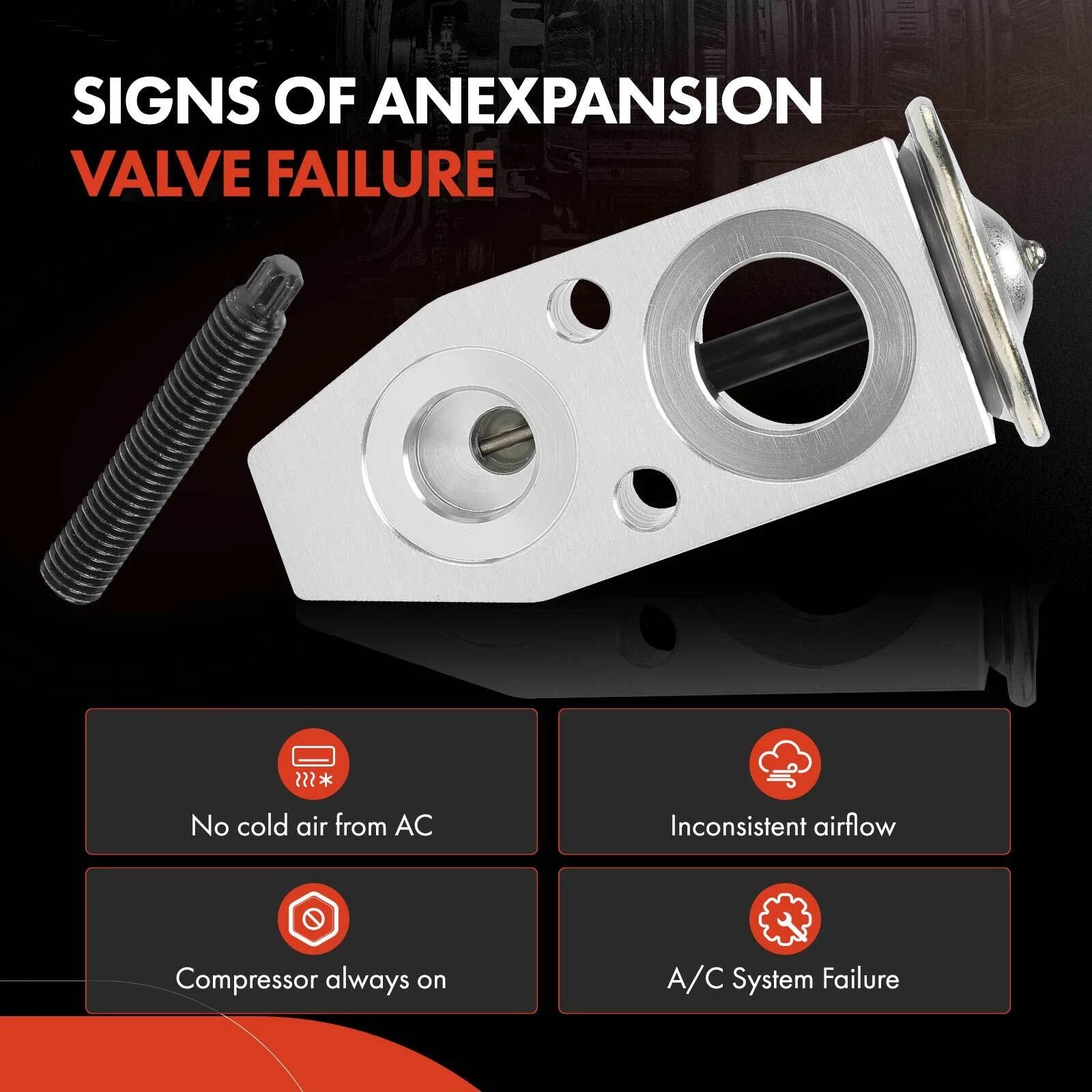 A/C Expansion Valve for Ford Fiesta (2014–2017)