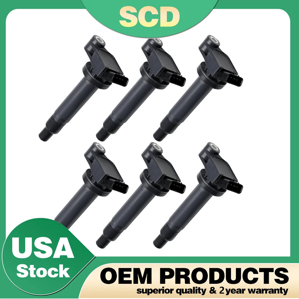 6X Ignition Coil UF267 for Toyota Camry Highlander Sienna Lexus ES300 RX300 (1997–2006)