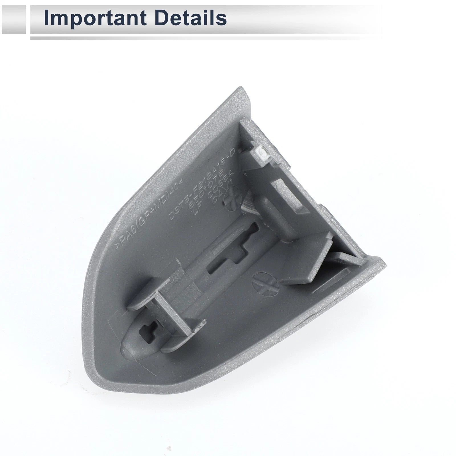 Front Left Door Handle Protector for Ford Mondeo Edge Taurus (2013–2020) Silver Tone