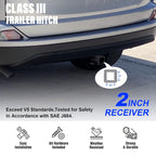 Towing Hitch Receiver Class 3 for Toyota RAV4 (2006-2018)