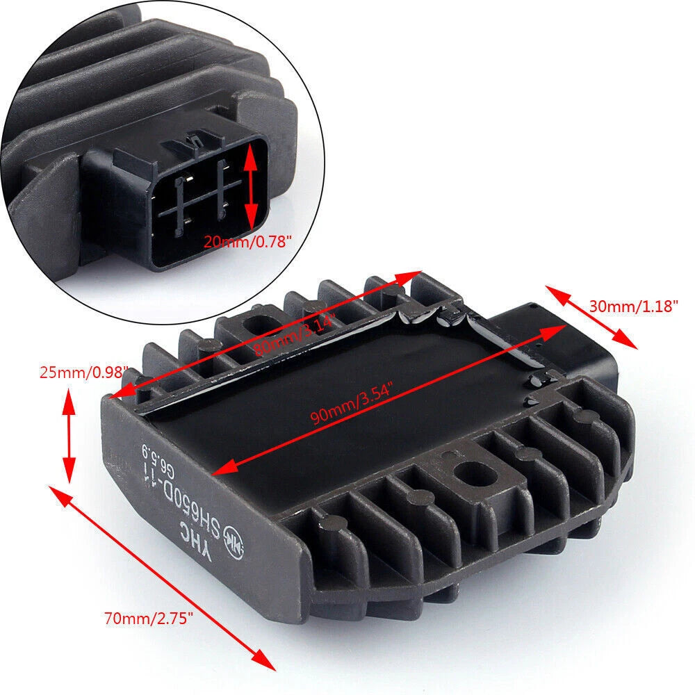 Voltage Regulator Rectifier for Yamaha R6, VStar, Dragstar (1999–2023) 5BN-81960-00