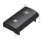 Fan Button for Car A/C Heater Controls Black Plastic Panel