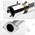 4" Rolled Muffler Tip Catback Exhaust System for Nissan Maxima A33 (2000–2003)
