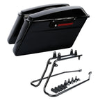 Hard SaddleBags with Conversion Bracket for Harley Softail Fatboy (1984–2017)