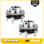2X Front Wheel Bearing and Hub Assembly for Nissan Murano (2009–2017)