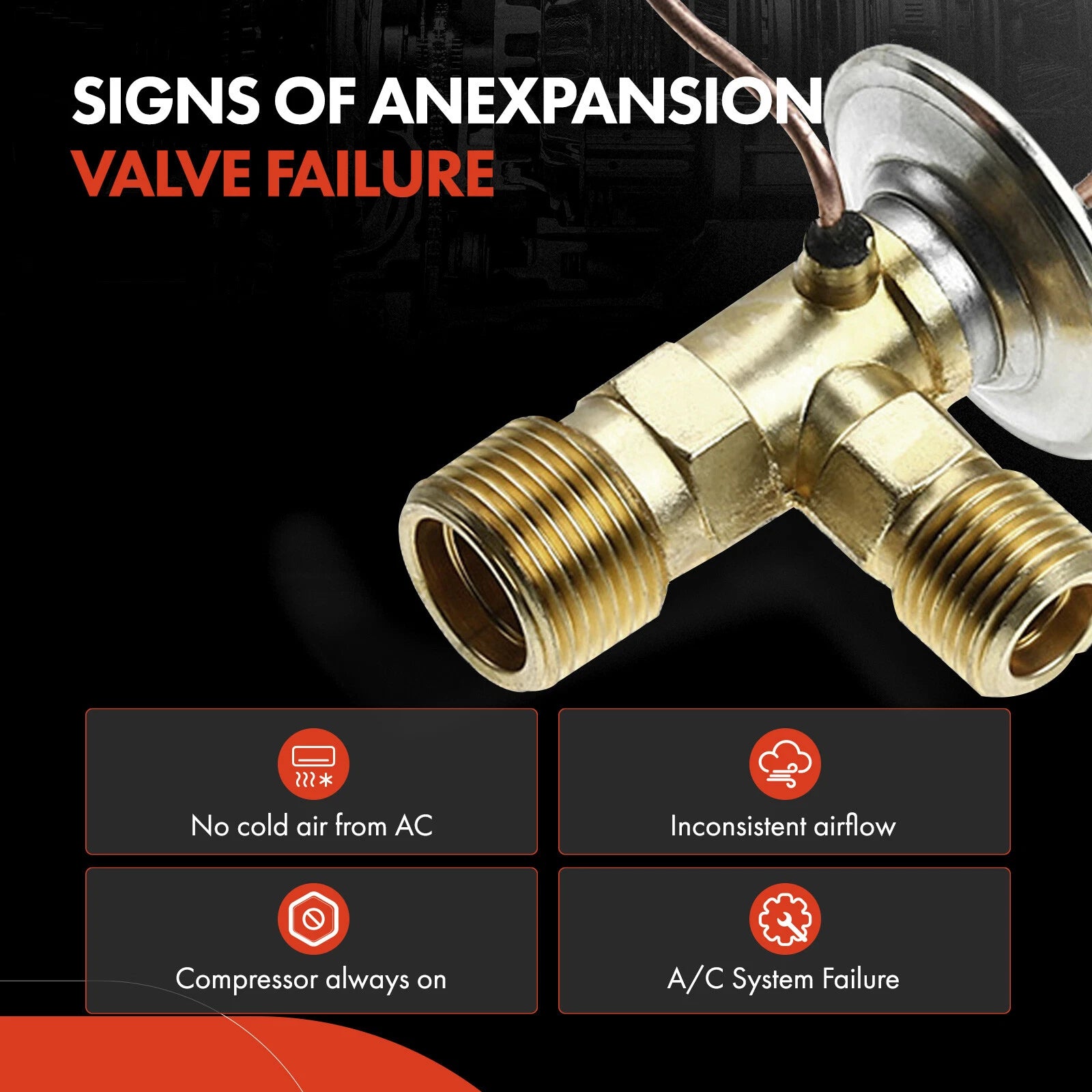 A/C Expansion Valve for Nissan 240SX (1994–1996)