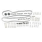 2X Valve Covers for Chevy LS (Finned Black Aluminum)
