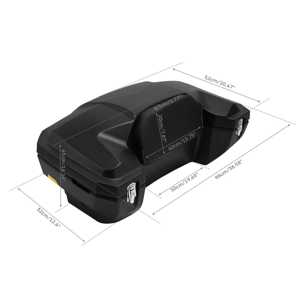 Rear Passenger Backrest Pad for ATV