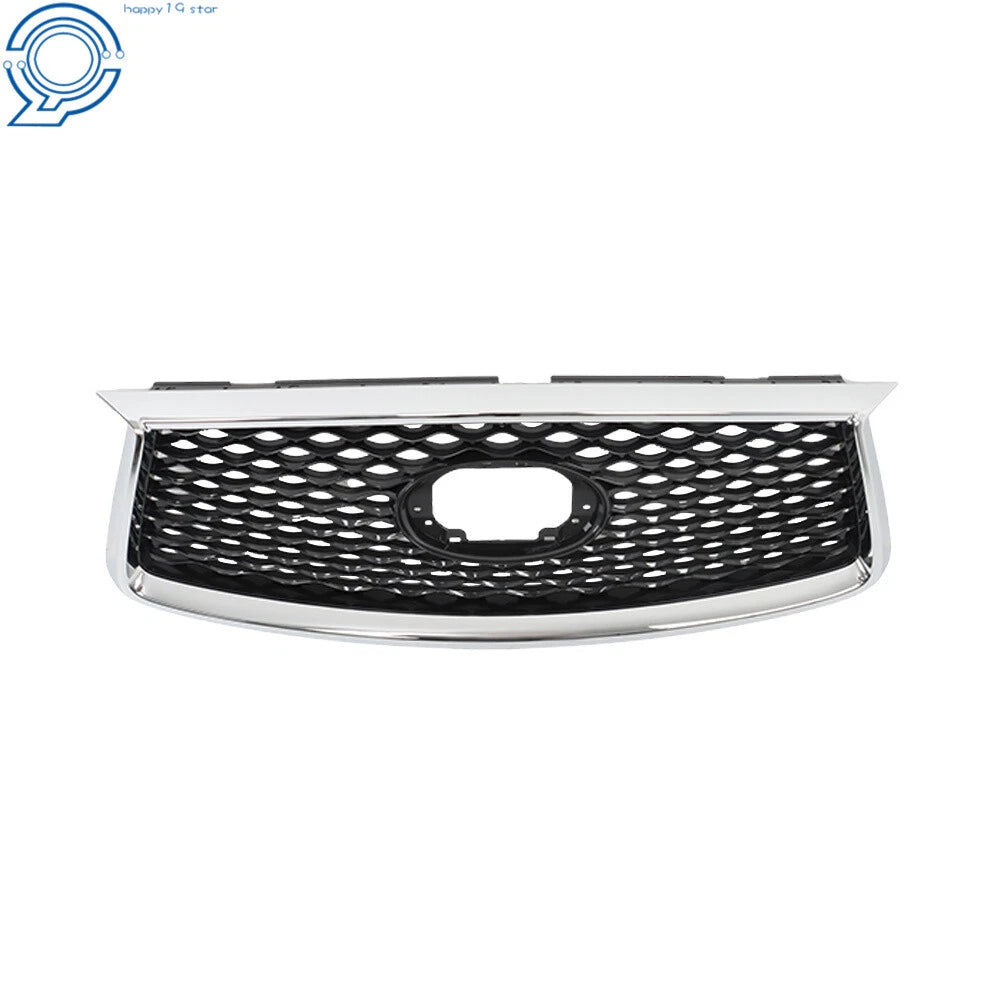 Chrome Black Front Upper Grille for Infiniti QX50 (2019-2023)