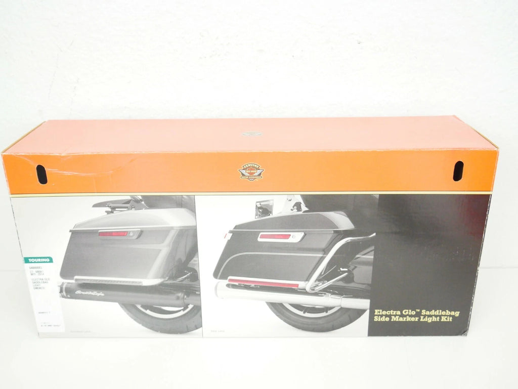 Smoked Electra Glo Saddlebag Side Marker Light Kit for Harley Davidson (2014–2022)