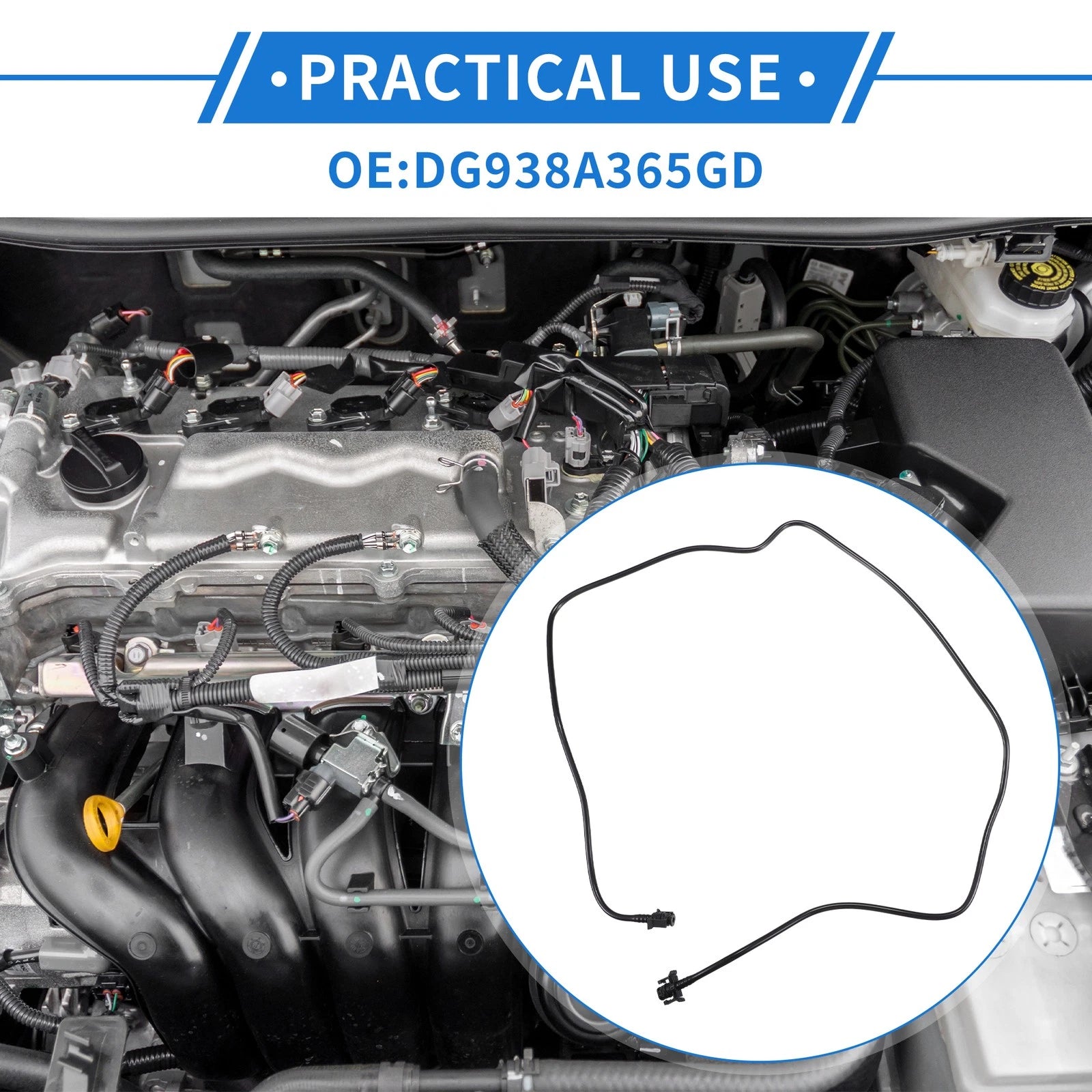 Radiator Overflow Water Tank Hose for Ford Mondeo (2014–2015)