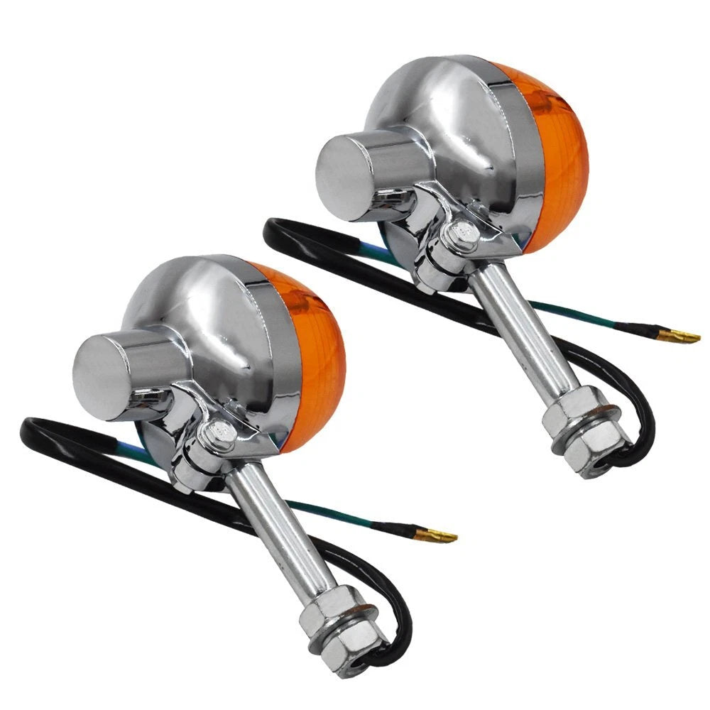 2X Turn Signal Lights for Honda CT70 CT90 XL100 CB350 CM400 CB450 (1969–1982)