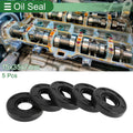 Set of 5 Oil Seal Rotary Shaft Seal NBR Rubber 15x35x7mm