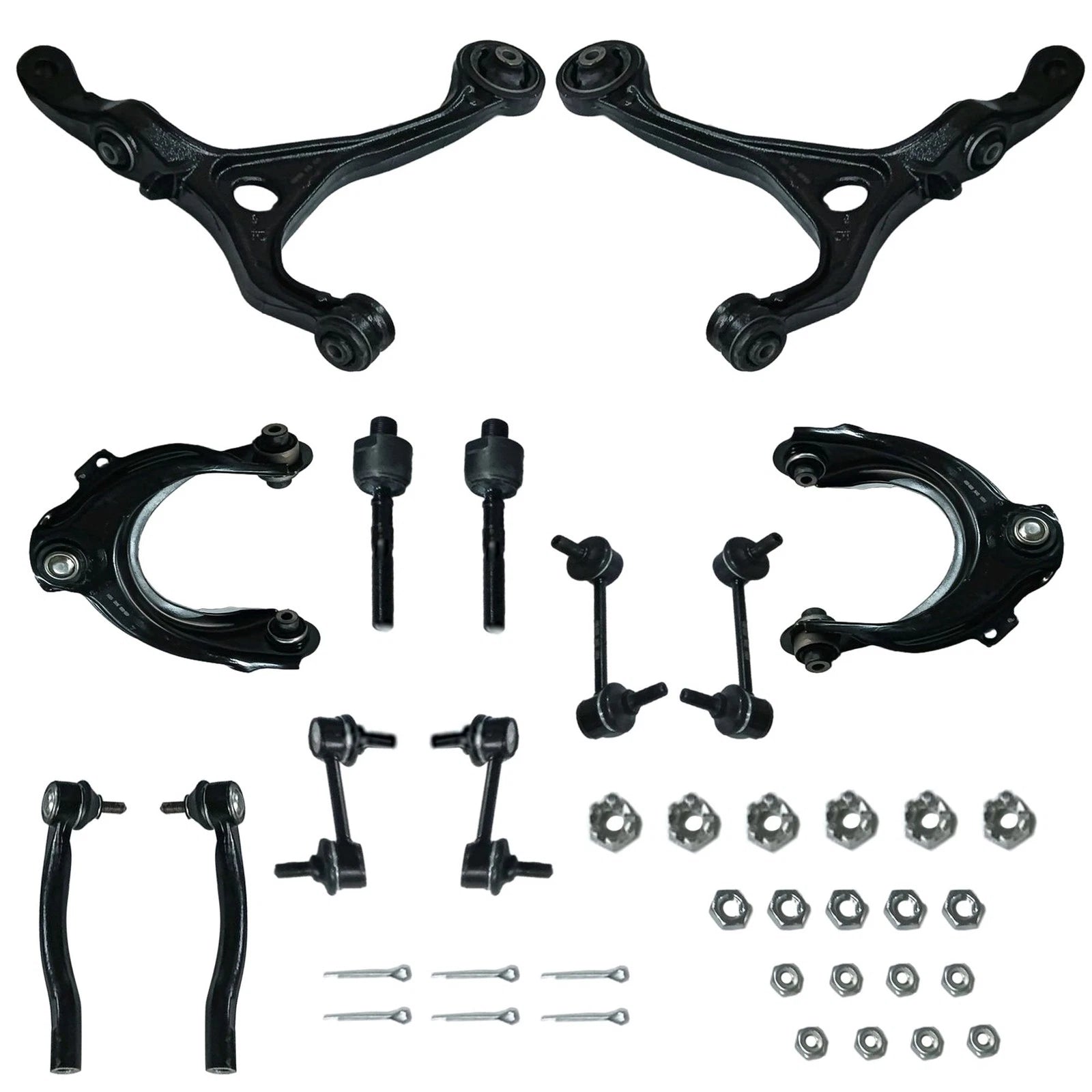 Control Arms with Ball Joints & Sway Bar End Links for Honda Accord (2003–2007) TSX (2004–2008)