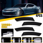 4X Dynamic White Smoke LED Side Marker Lights for Chevrolet Camaro (2016–2023)