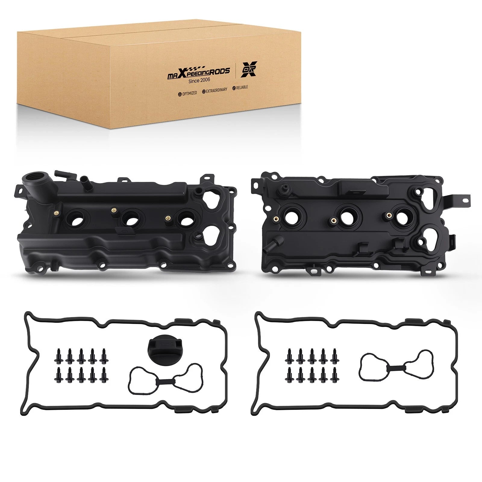 Left Right Valve Covers for Infiniti Nissan VQ35HR (2007–2013)