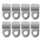 16 Piece Brake Line Clamps & Screws for 3/16 Inch Tubing (Stainless Steel 316)