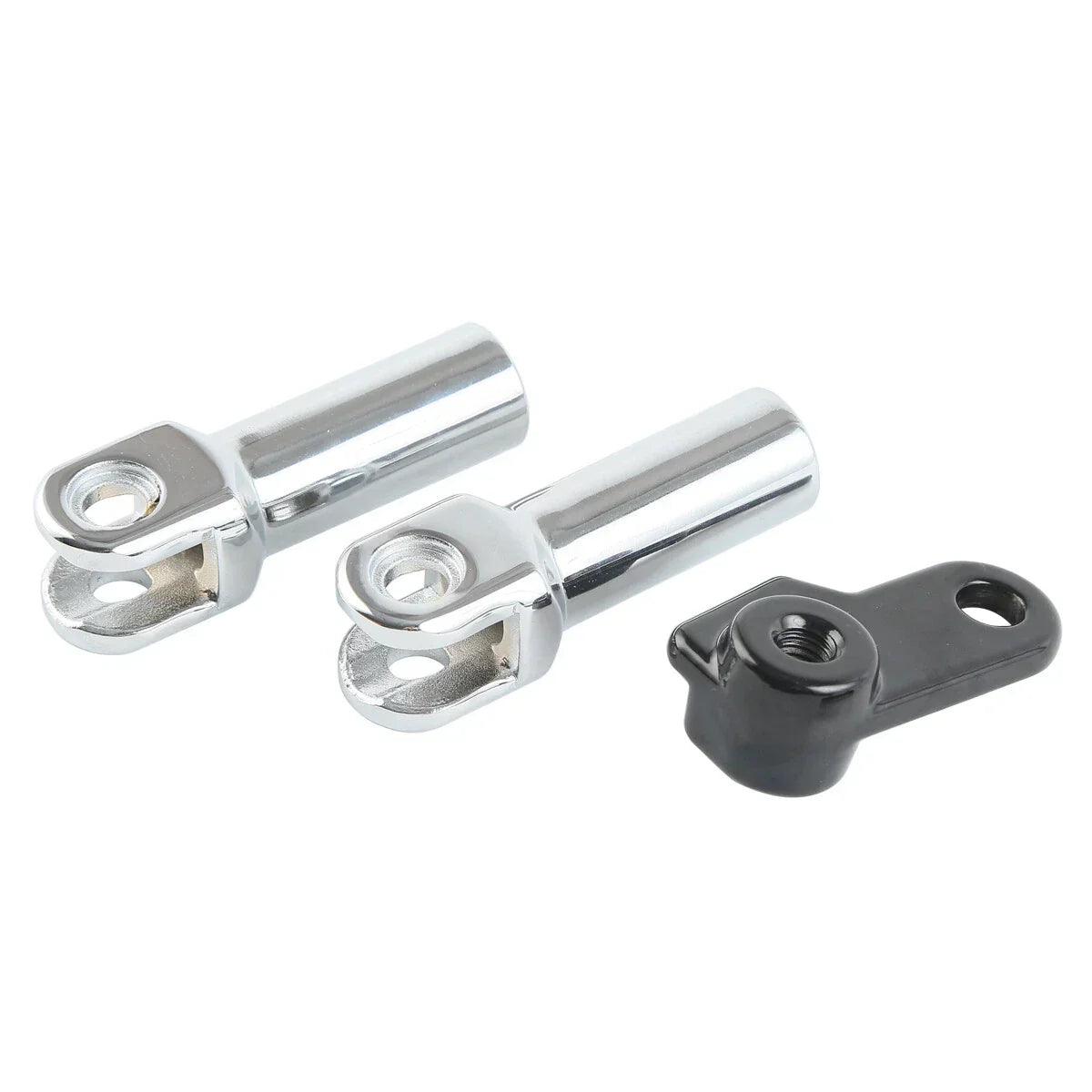 Chrome Passenger Foot Pegs Mount Clevis Kit for Harley Softail Slim (2012-2017)
