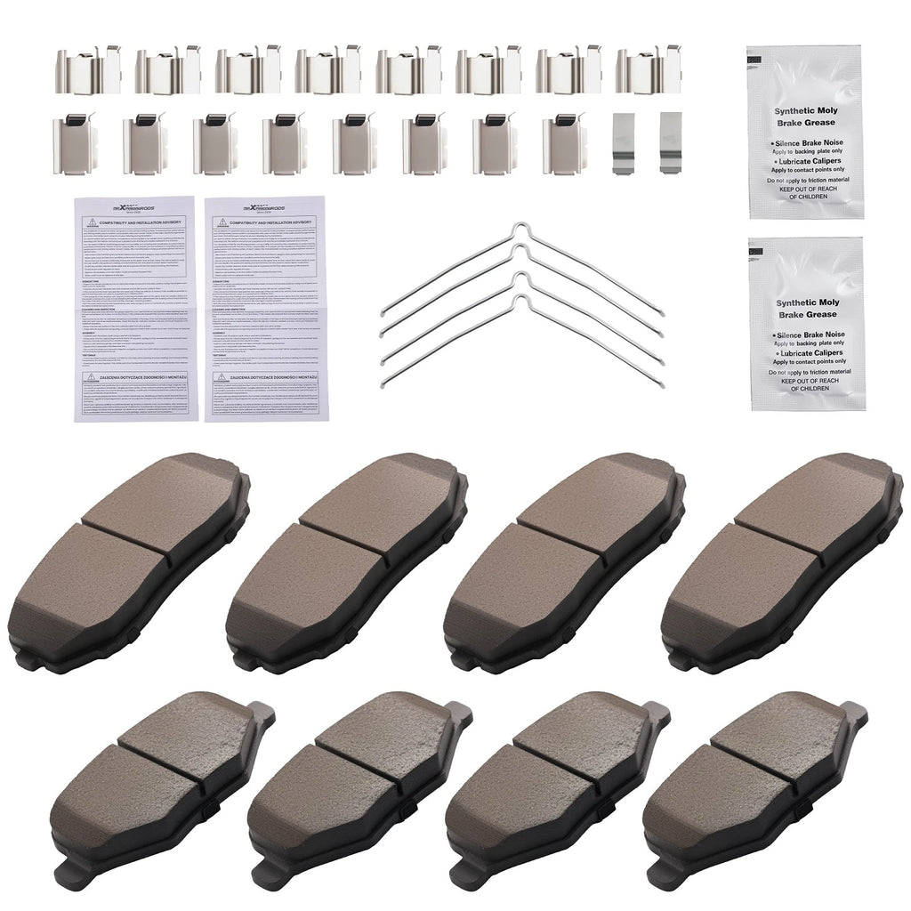 Ceramic Brake Pads Kit for Ford Edge (2011–2014) D1377 D1258