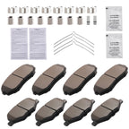 Ceramic Brake Pads Kit for Ford Edge (2011–2014) D1377 D1258