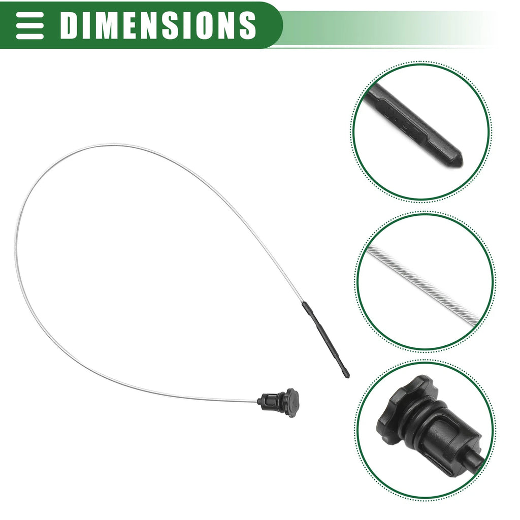 Dipstick for Dodge Challenger (2008–2012) - Engine Oil Level Indicator Black