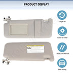 Plush Cloth Sun Visors Pair for Toyota Camry (2006–2011)