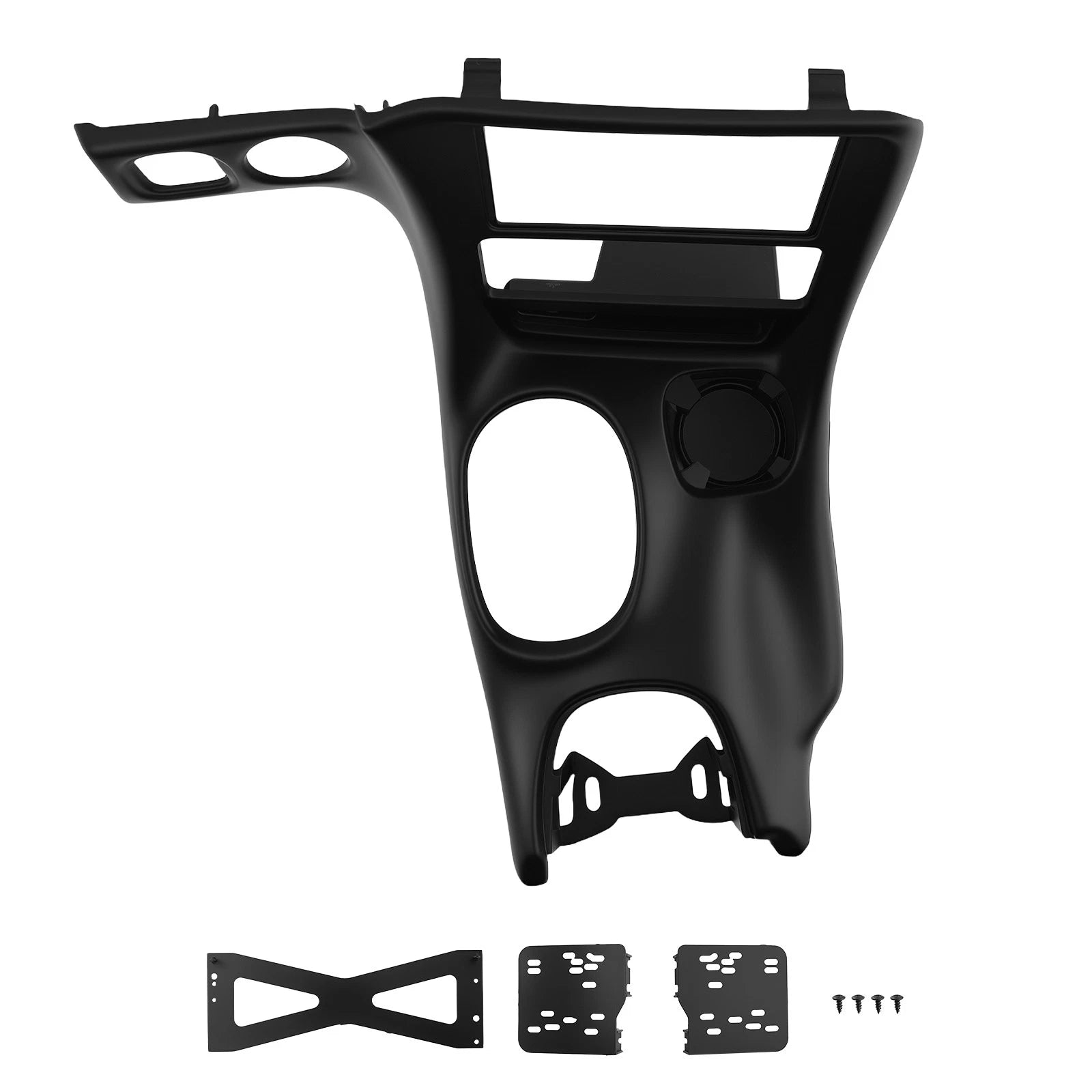 Dashboard Radio Panel for Chevy Corvette C5 (1997–2004) Black PP Plastic