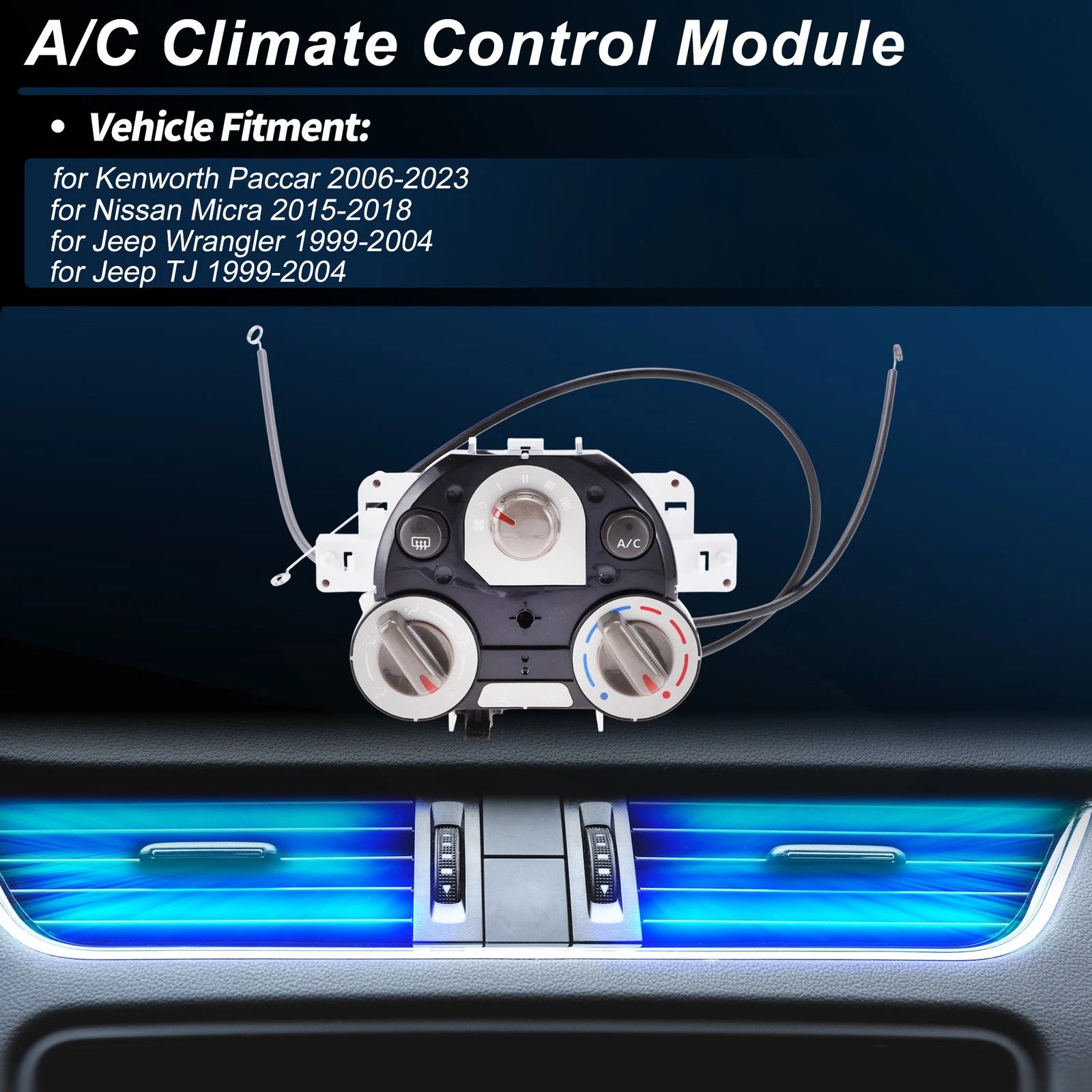 A/C Heater Climate Control Switch Module for Nissan Versa (2012–2013)