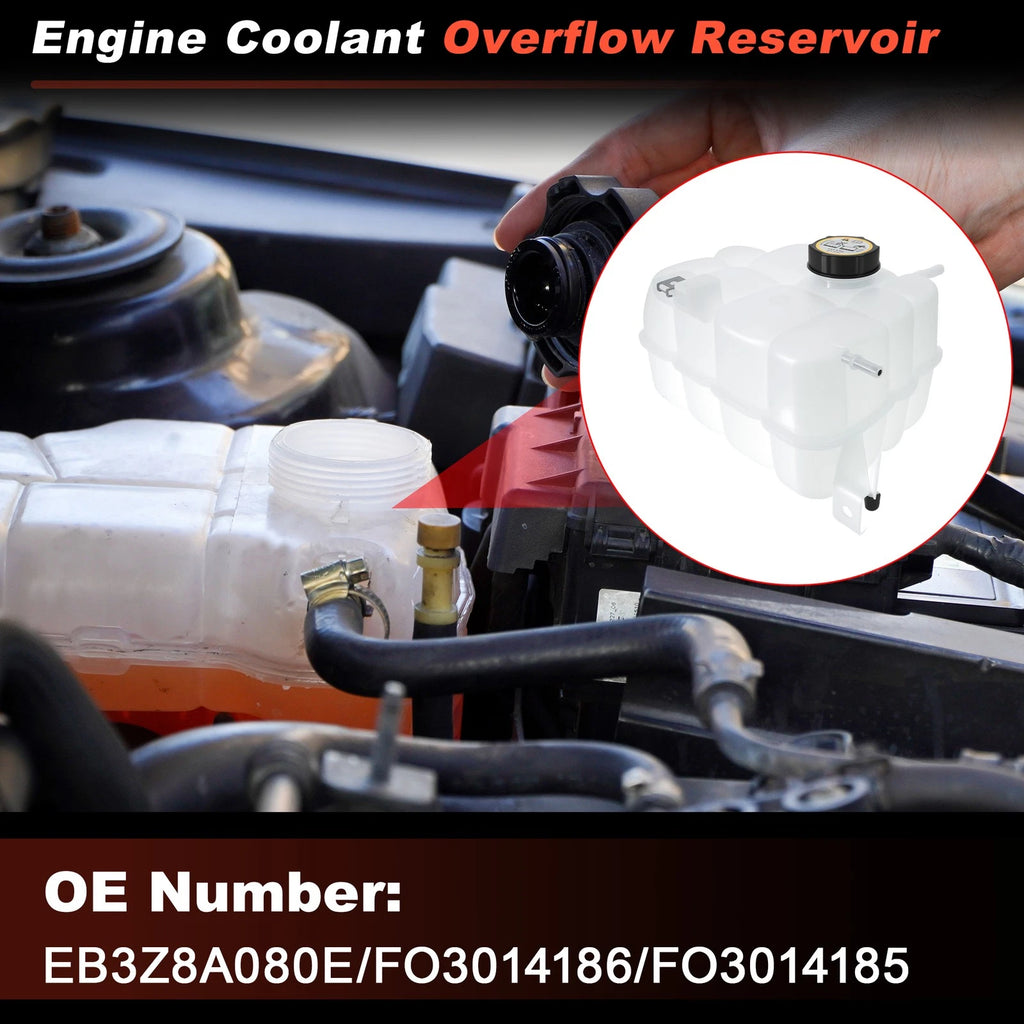 Coolant Expansion Reservoir Tank with Cap for Ford Ranger (2019–2023) EB3Z8A08