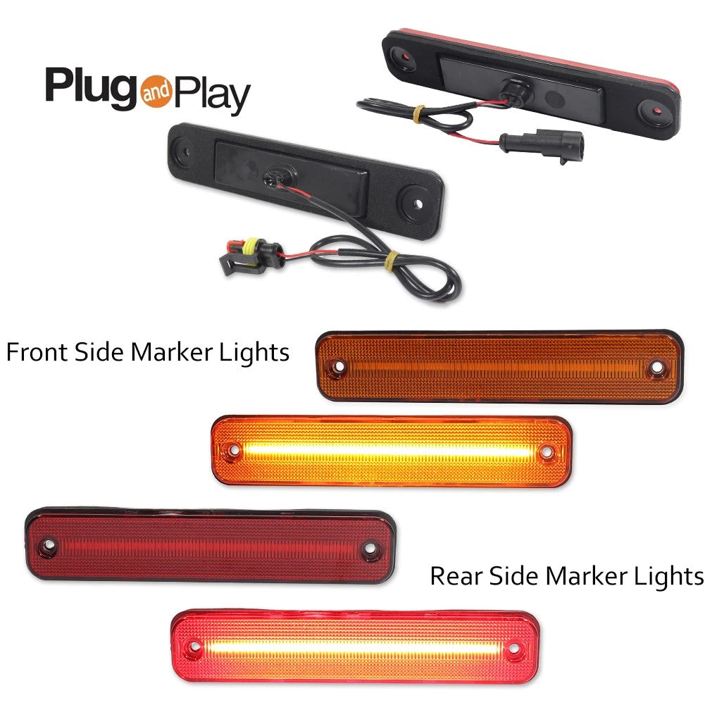 LED Bumper Side Marker Lights for Hummer H2 (2003–2009)