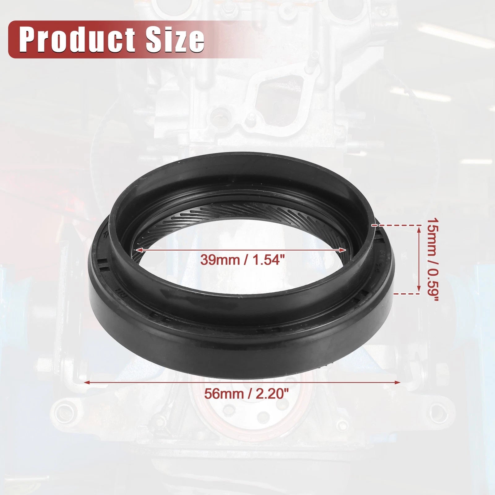 2X Engine Crankshaft Oil Seal for Toyota Camry (No. 90311-40004)