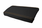 Leather Console Lid Armrest Cover for Mazda Miata MX5 (1990–1997) Orange Stitch