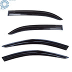 Set of 4 Window Visor Rain Guards for Toyota Corolla (2003-2008) Smoke
