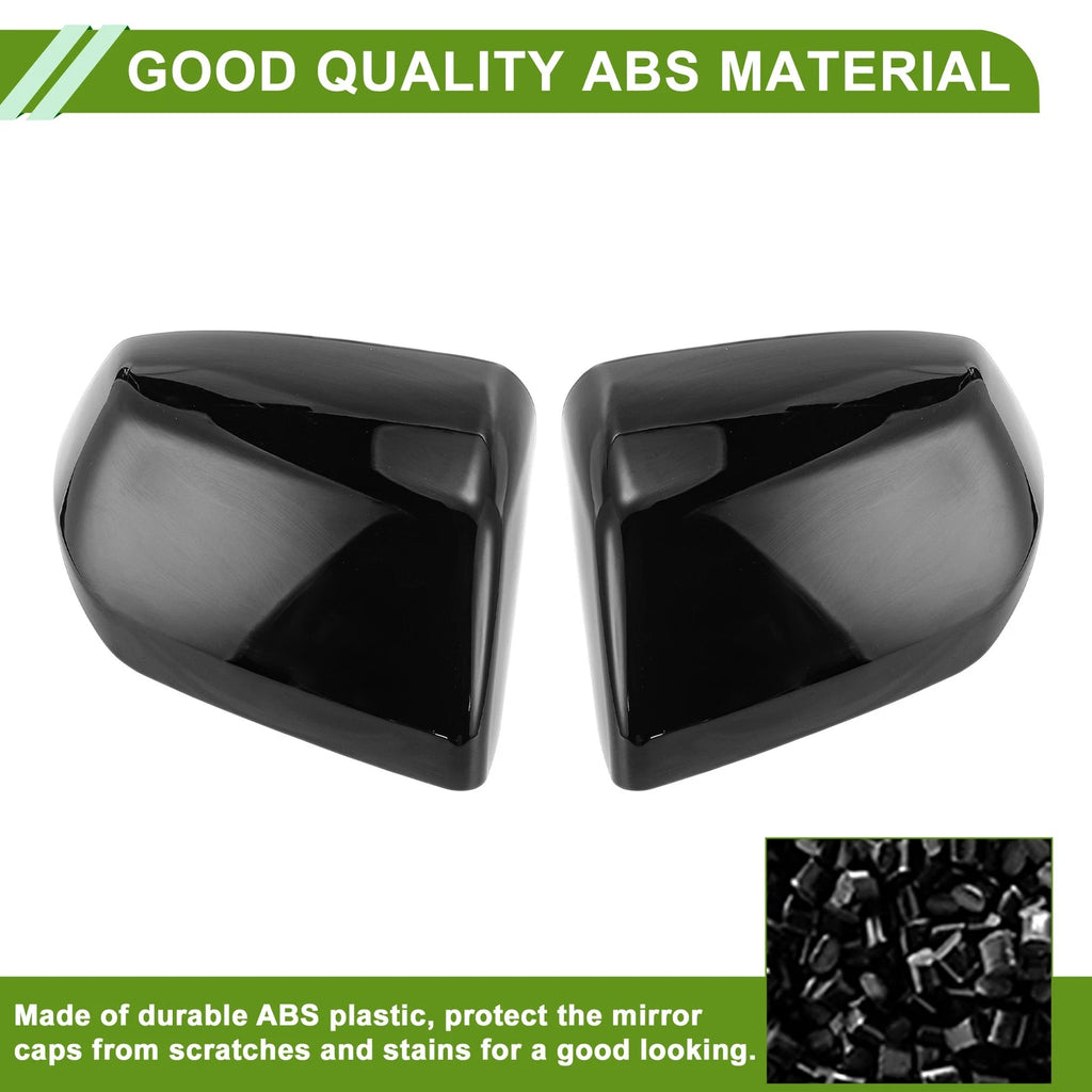 1 Pair Mirror Cover Cap for Cadillac Escalade (2021–2025) Gloss Black