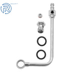 Chrome Steel Fuel Line for Make Model 