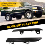 Front Bumper Headlight Filler Trim Panel for Toyota Tacoma (2001–2004)