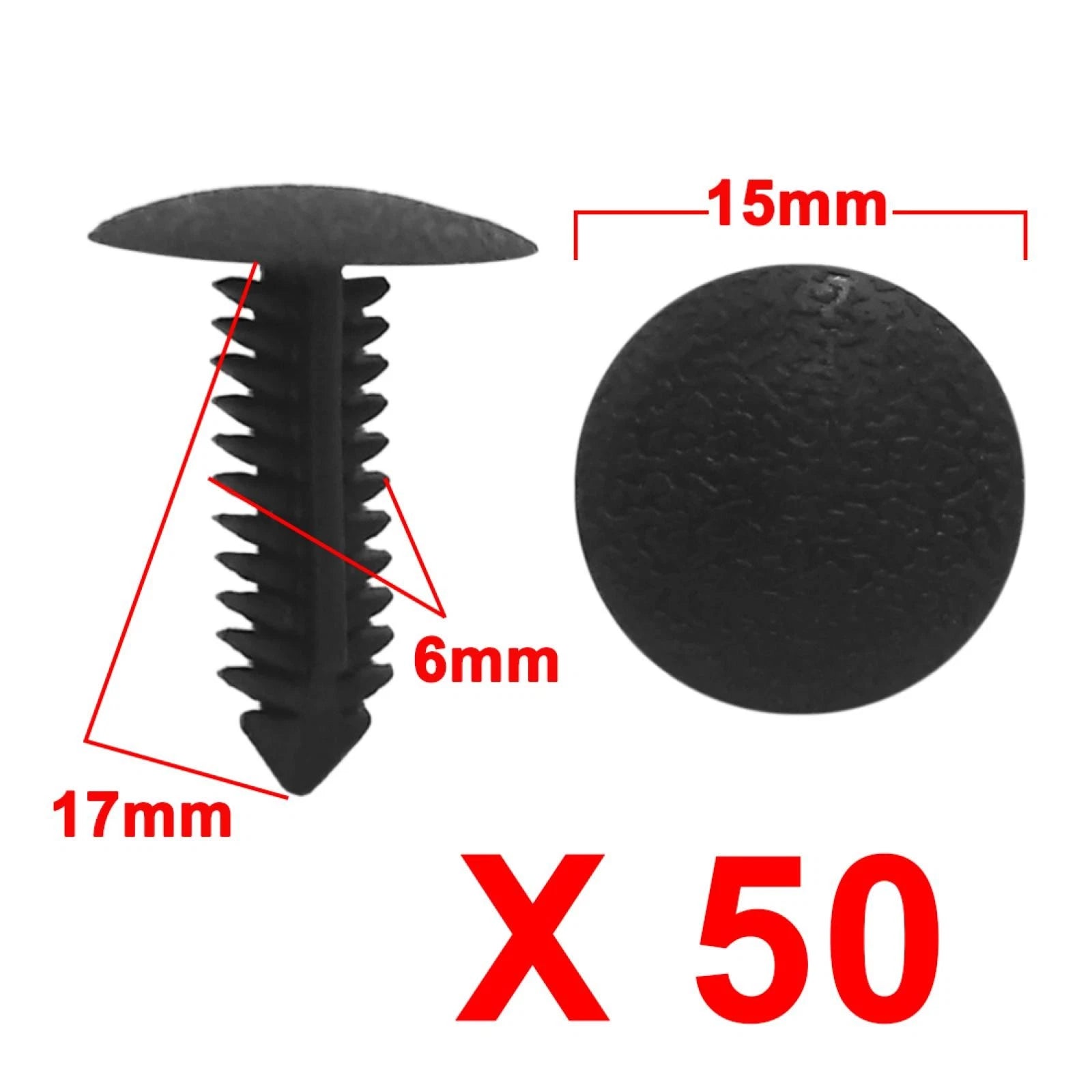 22 Pcs 8mm Plastic Rivets Fastener Clips for Toyota (Fits Various Models)