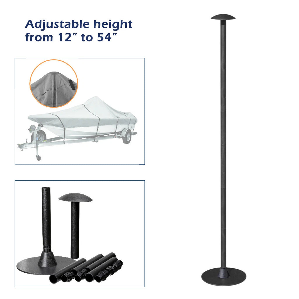 Adjustable Boat Cover Support Pole for (12" to 54")