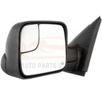 Power Heated Tow Mirrors for Dodge Ram 2002–2008 (Black Cover Pair)