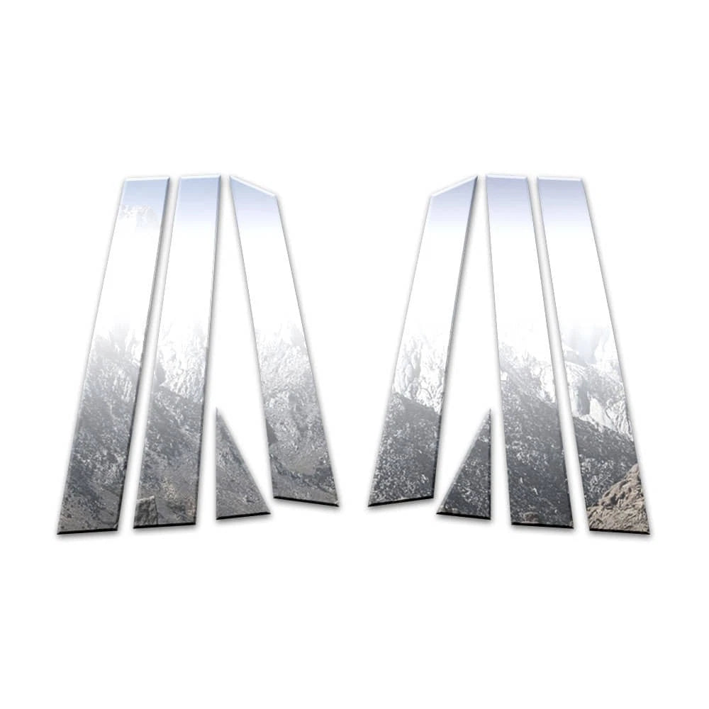 8Pc Chrome Pillar Post Covers Replacement for Nissan Murano (2009–2014)