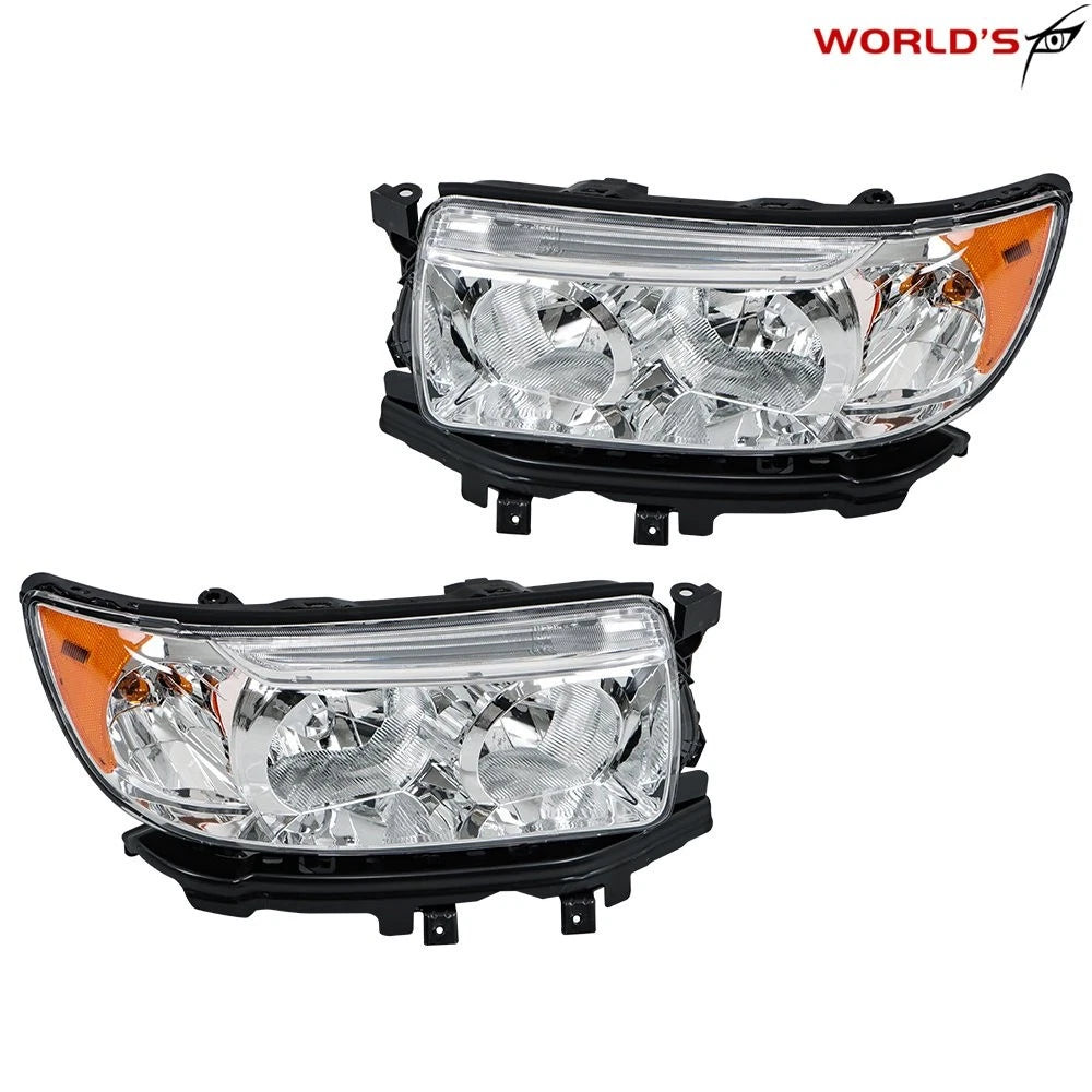 Set of 2 Halogen Headlights for Subaru Forester (2006–2008)