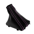 Automatic Shift Boot for Audi Q5 (2009–2017) - Leather Synthetic, Pink Stitch