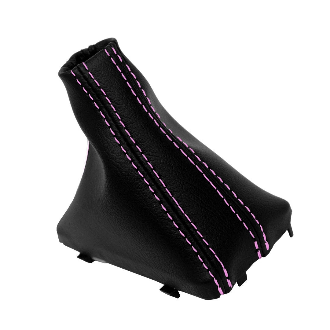 Automatic Shift Boot for Audi Q5 (2009–2017) - Leather Synthetic, Pink Stitch