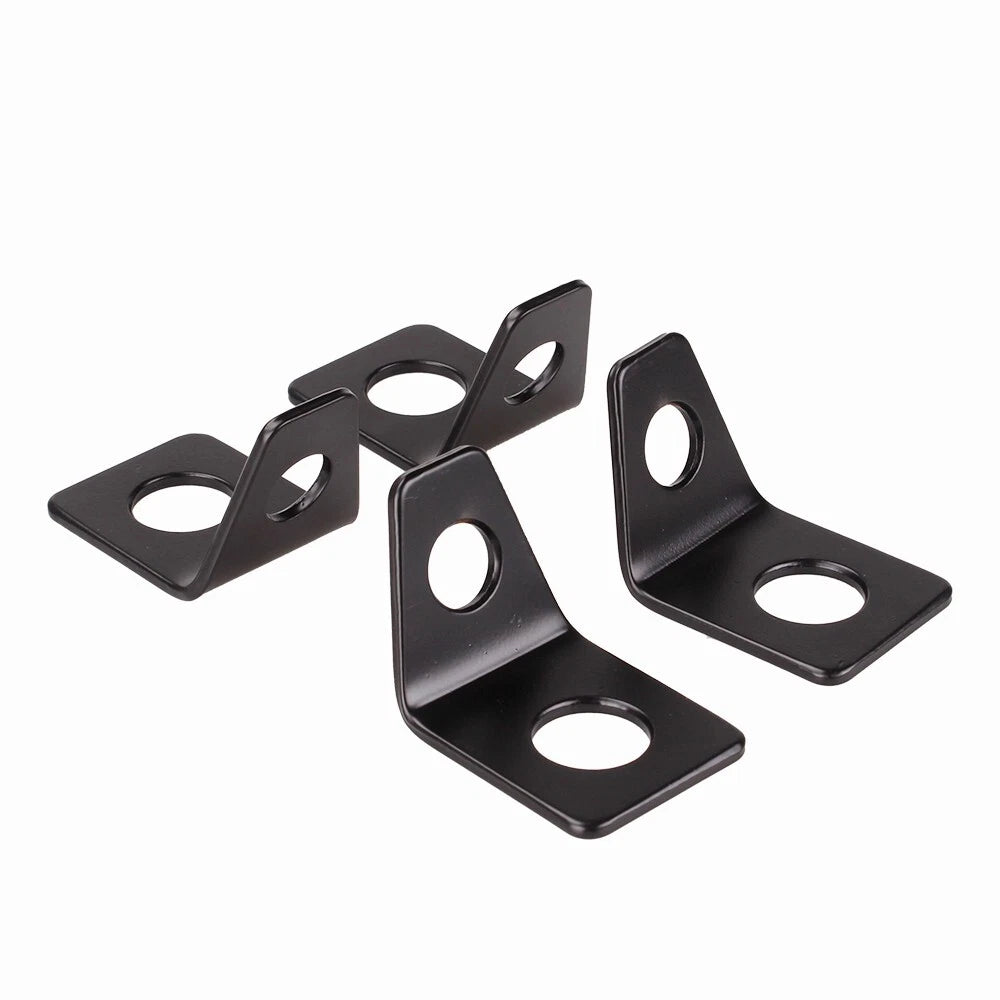 Set of 4 Seat Belt Mounting Brackets for 90 Degree Angle Installation